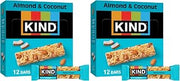 KIND Healthy Snacks Bars, Almond & Coconut, Gluten Free, Low Sodium Snacks, 4g Protein, 12 Count (Pack of 2)