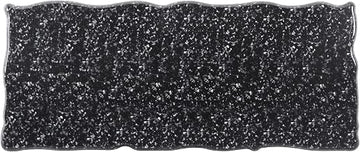 G.E.T. Enterprises QS2410-GB 23 3/4" x 10" Black Rectangular Riser | Dishwasher safe, Shatterproof, Great for Buffets, Catering, Food Displays and Table Service