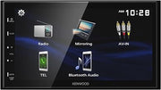 Kenwood DMX150BT 6.8" Capacitive Touchscreen Digital Multimedia Receiver – Bluetooth, USB Mirroring for Android, Rear Camera Input, 13-Band EQ