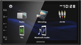 Kenwood DMX150BT 6.8" Capacitive Touchscreen Digital Multimedia Receiver – Bluetooth, USB Mirroring for Android, Rear Camera Input, 13-Band EQ