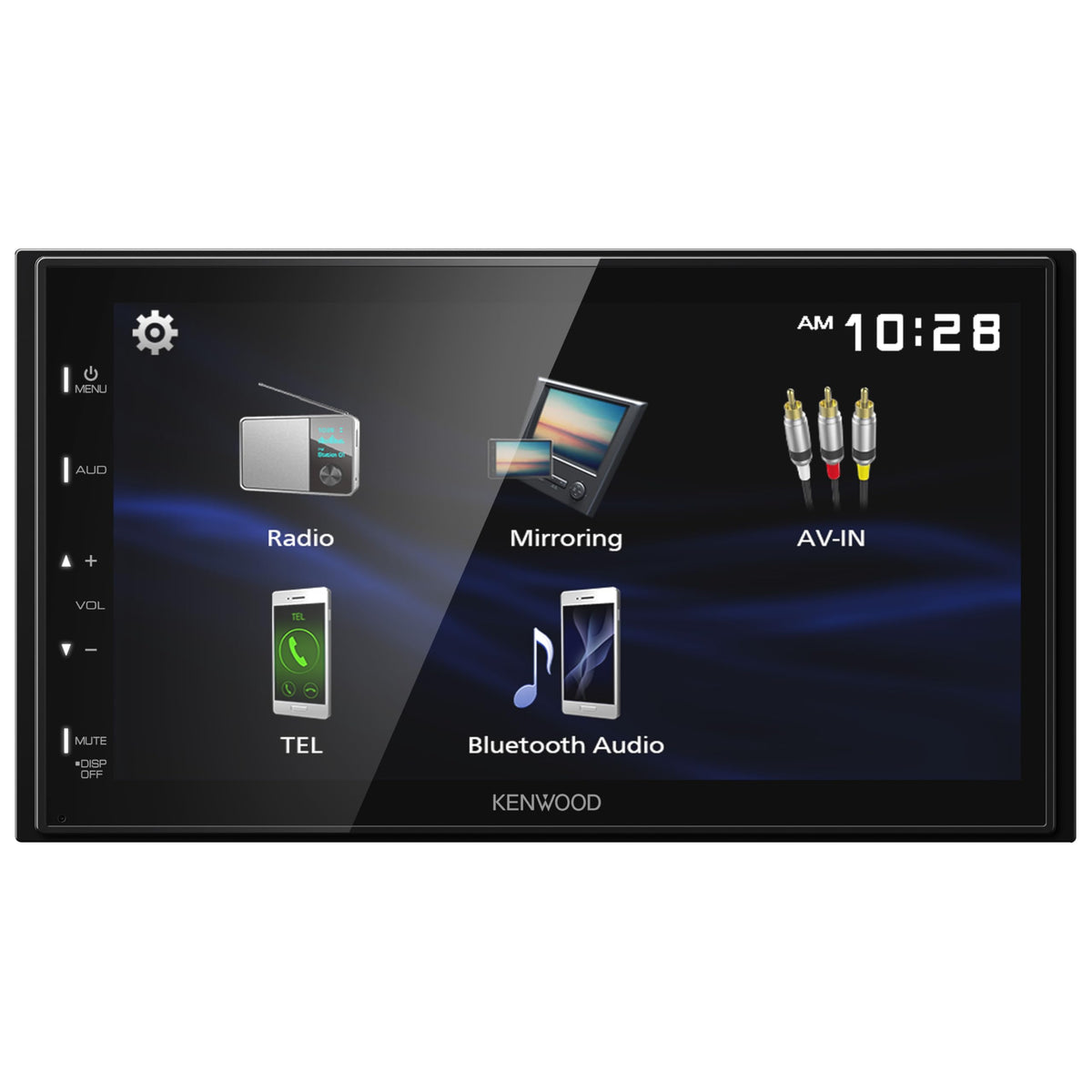 6.8" Capacitive Touchscreen Digital Multimedia Receiver by Kenwood – Model DMX150BT