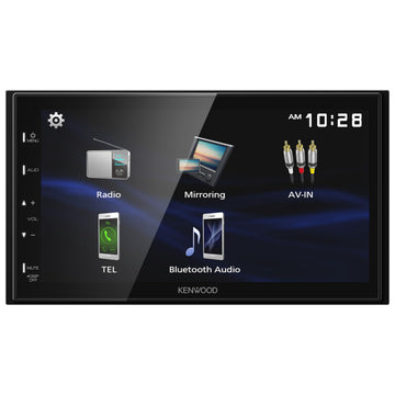 6.8" Capacitive Touchscreen Digital Multimedia Receiver by Kenwood – Model DMX150BT