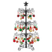 Aduanbang Ornament Display Tree, 3 Foot Iron Stand, Black
