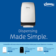 Professional Multifold Paper Towels by Kleenex – 120 Count (Pack of 25), Paper, White, Pack of 3000, Model 13253