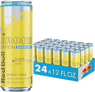 Red Bull Sugarfree Energy Drink, Sudachi Lime, Summer Edition
