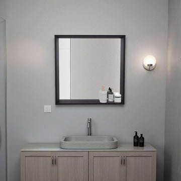 24" Plains Medicine Cabinet by DEPOT E-SHOP – Engineered Wood, Black Wengue, Model DE-GLW11580