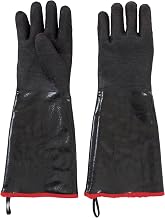 Safety Zone® 18" Neoprene Fryer Gloves, Black, One Size, 1 Pair