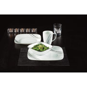 Corelle White / 16-Piece / Simple Sketch Dinnerware Sets