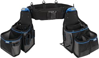 Estwing Tradesman Tool Belt Organizer Pouch Set with Quick Connect PROLOCK™ Modular Tool Belt Clip System (42653)
