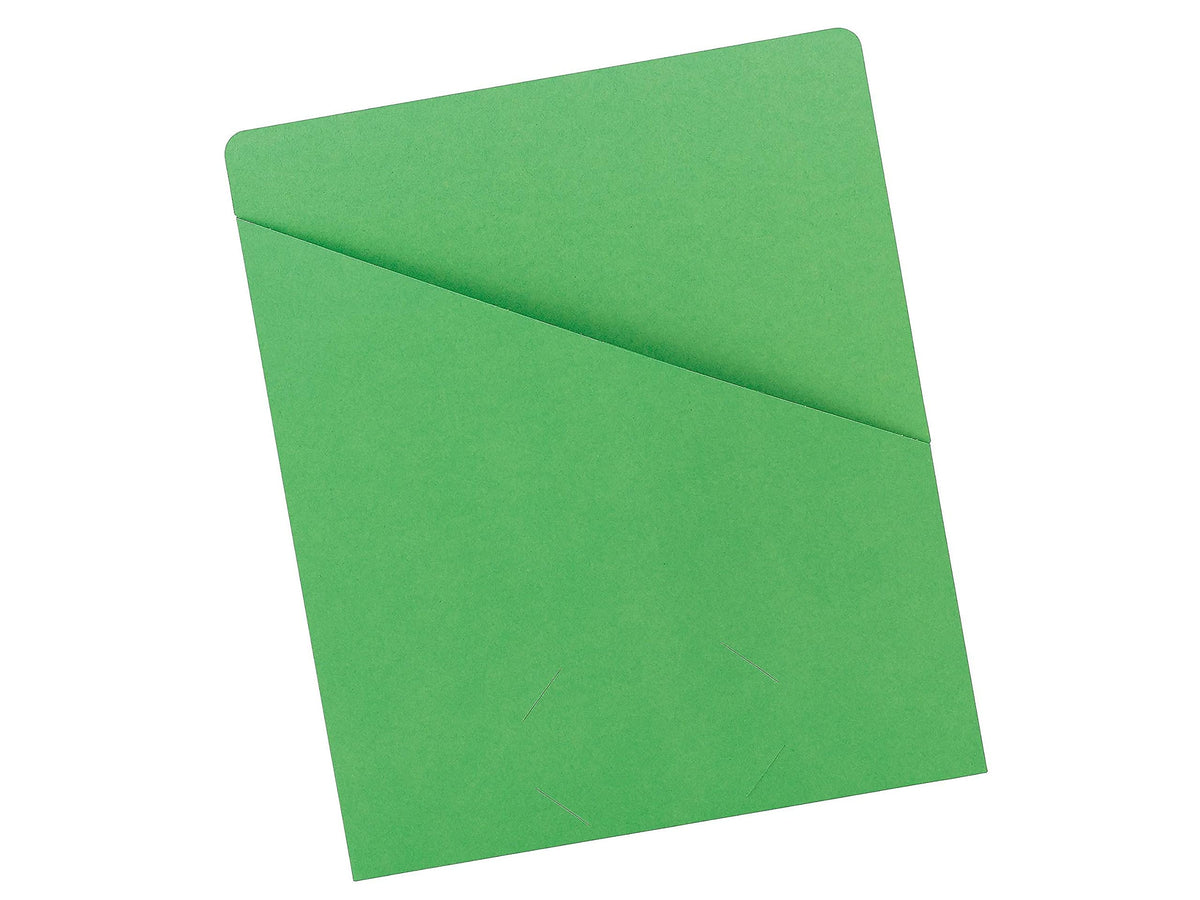 Slash Jacket by SMEAD – Letter, Paper, Green, Model 75432