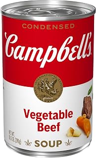 Campbell's Condensed Vegetable Beef Soup, 10.5 oz Can