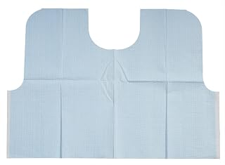 Tidi Products LLC 917493 Prophy Bib X-Large 29"x42" Blue 50/Cs