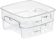 Cambro FreshPro 2Qt Food Storage Container in Clear for Industrial and Kitchen Use, Pantry Organization and Ingredient Freshness