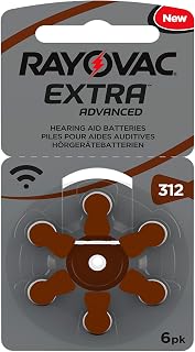 Rayovac Extra Advanced Zinc Air Hearing Aid Battery, 4607467486