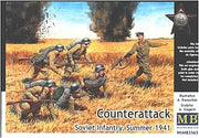Masterbox Master Box Counterattack Soviet Infantry Summer 1941 (6) Figure Model Building Kits (1:35 Scale)