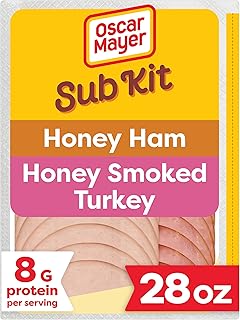 Oscar Mayer Sub Kit, Honey Ham & Honey Smoked Turkey Breast, 28 oz
