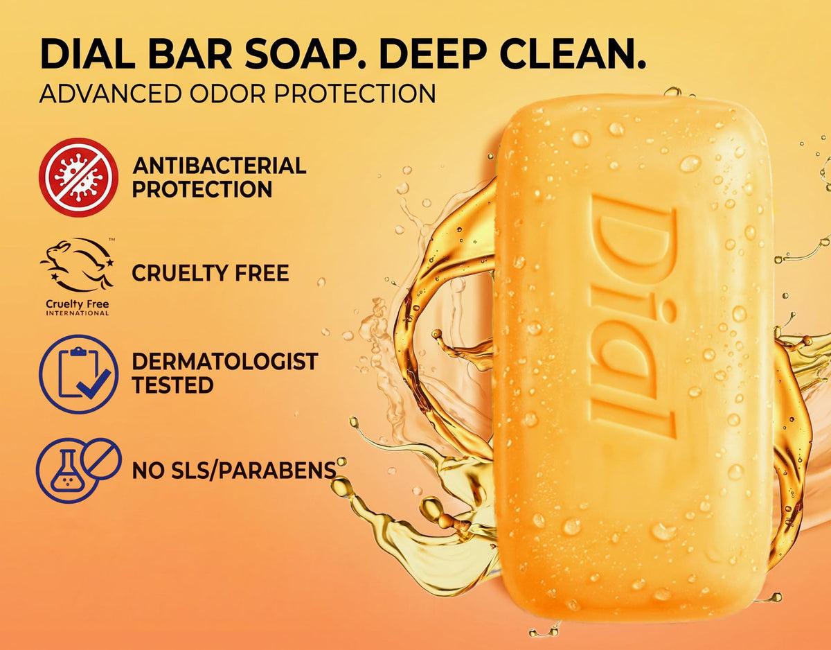 12402 4 oz. Gold Dial Antibacterial Soap Bars – 4 Ounce (Pack of 3), Model 2410