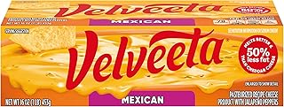 Velveeta Mexican Cheese, 1 Block with Jalapeno Peppers, 16 oz