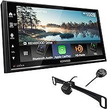DMX908S EXCELON 6.95 Inch LCD Touchscreen Digital Multimedia Receiver | Plus KENWOOD CMOS-320LP Universal Backup Camera