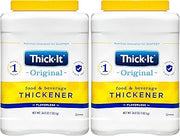 Thick-It Original Food & Beverage Thickener, Flavorless Powder for Dysphagia (IDDSI), Digestible Swallowing Aid, Easy-to-Mix & Instant Dissolve, Used in Hot & Cold Food, 36 oz Canister (Pack of 2)