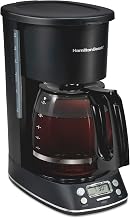 Hamilton Beach 12 Cup Programmable Drip Coffee Maker With 3 Brew Strengths