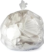 HBC Value Perfomance Can Liners 38"x60", Natural, 17Mic, 10/20, HDPE Liners