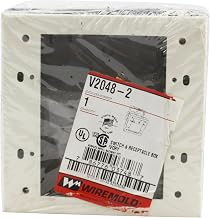 Two Gang Box Fitting,Ivory,Steel