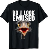 Funny Emu Art For Men Women Kids Flightless Bird Emu Lover T-Shirt