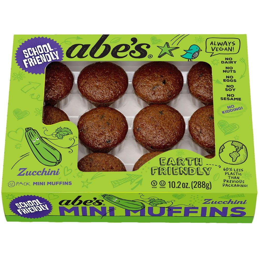 Mini Zucchini Muffin 12ct by Abe's – 10.2 Ounce (Pack of 1), Model 0044261491344