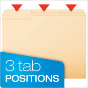 File Folders Letter Size Manila File Folders (250 per Box) and Pendaflex File Folders Letter Size Manila File Folders (100 per Box) – Box of 250, Beige