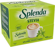 SPLENDA Stevia Zero Calorie Sweetener, Sugar Substitute Packets, 400 Count (Pack of 1)