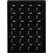 24 Doors Tablet & Cell Phone Locker by Global Industrial – Alloy Steel, Black, Model 493332BK