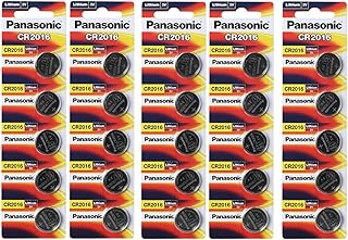 Panasonic CR2016 3V Lithium Coin Battery (Pack of 25)