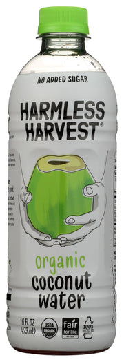 Harmless Coconut Water, 16oz by Harmless Harvest – 16 Fl Oz (Pack of 1), Coconut Water, Model 0859078002153