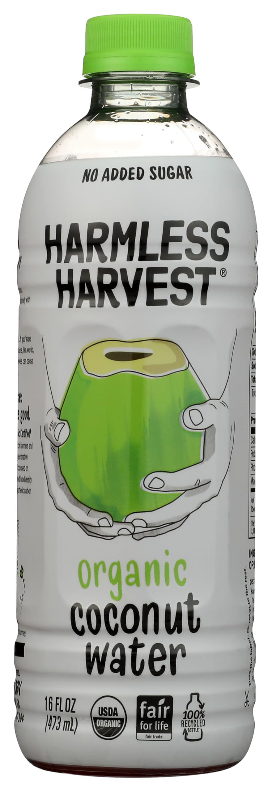 Harmless Coconut Water, 16oz by Harmless Harvest – 16 Fl Oz (Pack of 1), Coconut Water, Model 0859078002153