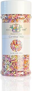 India Tree Nature’s Colors Carnival Sprinkles, 6 oz Jar