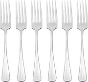 Oneida Savor Dinner Forks Silverware Set for 6, Flatware | mirror finish, dishwasher safe | cutlery set for kitchen and dining, utensil set, heavy duty, kitchen essentials