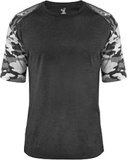 Vintage Camo Sport Tri-Blend Tee by Badger