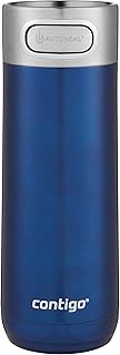 Contigo Luxe Vacuum-Insulated Stainless Steel Thermal Travel Mug 16 Ounces Monaco