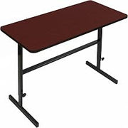 Correll CST3060-21 - Adjustable Standing Height Table/Work Station, 30"x60", Cherry, Adjusts from 34" - 42", Perfect for Sitting or Standing