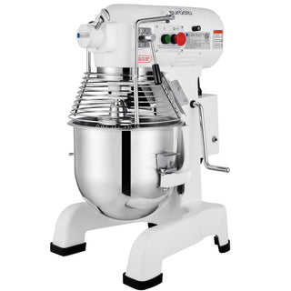 M20 ETL 20 Quart Commercial Planetary Stand Mixer by Eurodib – 20 Qt., 20.0 quarts, Cast Iron, White, Model M20ETL