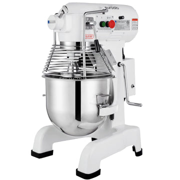 M20 ETL 20 Quart Commercial Planetary Stand Mixer by Eurodib – 20 Qt., 20.0 quarts, Cast Iron, White, Model M20ETL