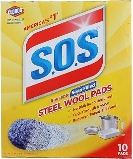 S.O.S Steel Wool Soap Pads 10 pads