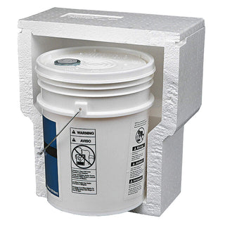 Shipper Kit: 14-1/2x14-1/2x16-1/2 in by Polar Tech – 5 gallons, foam, Multicolor, Model NS-7F