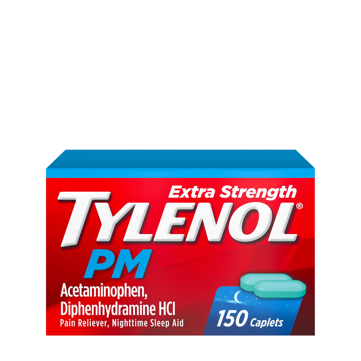 PM Extra Strength Caplets by Tylenol – MAP, Blue, Model 00300450482570