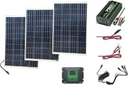 330 Watt Complete Solar Kit with 750 Watt Power Inverter & 30 Amp Charge Controller Included