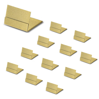 PODUFF Metal Place Card Holders, Gold Table Number Stands, 12 Pack