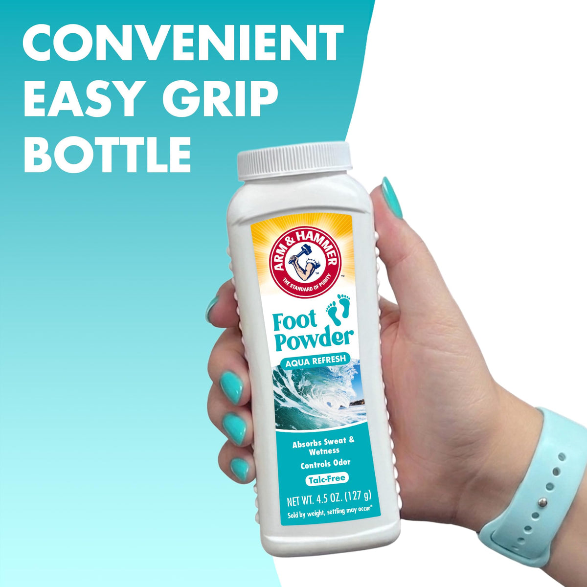 Soothing Foot Powder by ARM & HAMMER – 4.5 Ounce (Pack of 1), Model AH706