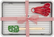 Chicago Metallic Holiday Baking Set, 8-Piece Set, Multicolor