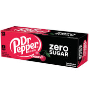 Dr Pepper Zero Sugar Cherry / 12 Fl Oz (Pack of 12) / 1 Soft Drinks